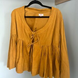 House of Wandering Silk wrap top